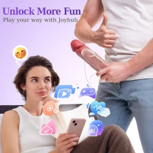 كاندوم سيلكون لحمي فيبريشن أصلي تحكم بالموبيل